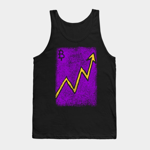 Bitcoin Graph - Vintage Style Tank Top by Nikokosmos